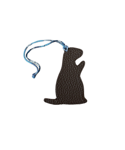 Alternative view of Hermes Petit H Groundhog Charm